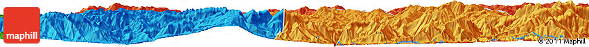 Political Horizon Map of the Area around 37° 42' 7" N, 43° 25' 29" E