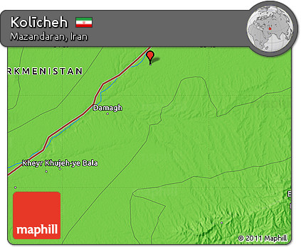 Political Map of Kolīcheh