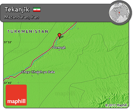 Political Map of Tekanjīk
