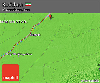 Political Map of Kolīcheh