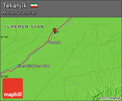 Political Map of Tekanjīk