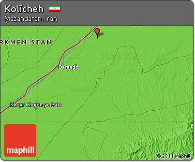 Political Map of Kolīcheh