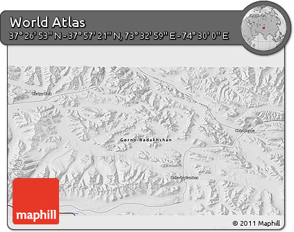 Physical 3D Map of the Area around 37° 42' 7" N, 74° 1' 30" E