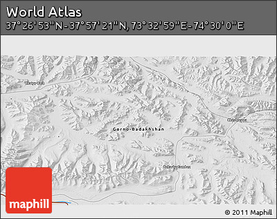 Physical 3D Map of the Area around 37° 42' 7" N, 74° 1' 30" E