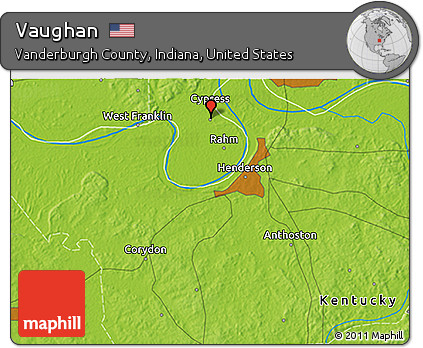 Physical 3D Map of Vaughan
