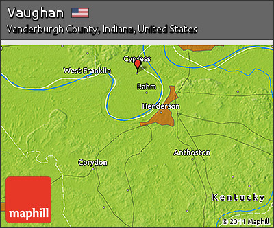 Physical 3D Map of Vaughan