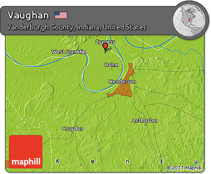 Physical Map of Vaughan