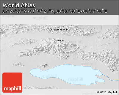 Physical 3D Map of the Area around 37° 42' 7" N, 89° 19' 29" E