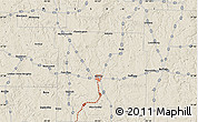 Shaded Relief Map of the area around 37° 42' 7" N, 93° 25' 30" W