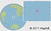 Savanna Style Location Map of the area around 37° 23' 54" S, 0° 4' 30" E