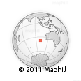 Outline Map of the Area around 37° 23' 54" S, 101° 13' 29" E, rectangular outline