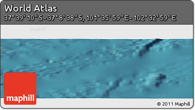 Satellite Panoramic Map of the Area around 37° 23' 54" S, 102° 4' 29" E