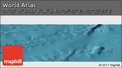 Satellite Panoramic Map of the Area around 37° 23' 54" S, 102° 4' 29" E