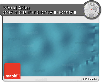 Satellite 3D Map of the Area around 37° 23' 54" S, 104° 37' 30" E