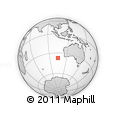 Outline Map of the Area around 37° 23' 54" S, 104° 37' 30" E, rectangular outline