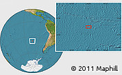 Satellite Location Map of the area around 37° 23' 54" S, 104° 28' 29" W