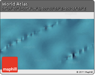 Satellite 3D Map of the Area around 37° 23' 54" S, 106° 19' 29" E