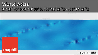 Physical Panoramic Map of the Area around 37° 23' 54" S, 106° 19' 29" E