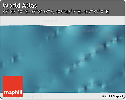 Satellite 3D Map of the Area around 37° 23' 54" S, 107° 10' 30" E
