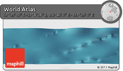 Satellite Panoramic Map of the Area around 37° 23' 54" S, 107° 10' 30" E