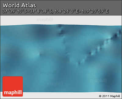 Satellite 3D Map of the Area around 37° 23' 54" S, 108° 52' 30" E