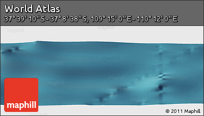 Satellite Panoramic Map of the Area around 37° 23' 54" S, 109° 43' 29" E