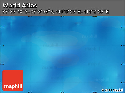 Physical Map of the Area around 37° 23' 54" S, 110° 34' 29" E