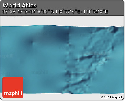 Satellite 3D Map of the Area around 37° 23' 54" S, 111° 25' 30" E