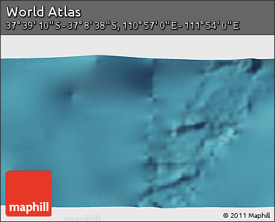 Satellite 3D Map of the Area around 37° 23' 54" S, 111° 25' 30" E