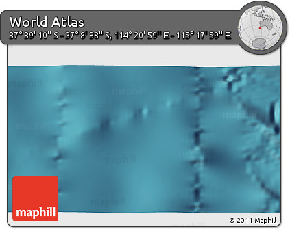 Satellite 3D Map of the Area around 37° 23' 54" S, 114° 49' 29" E