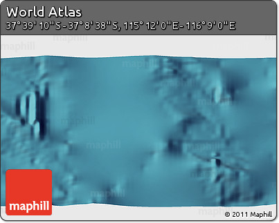 Satellite 3D Map of the Area around 37° 23' 54" S, 115° 40' 30" E