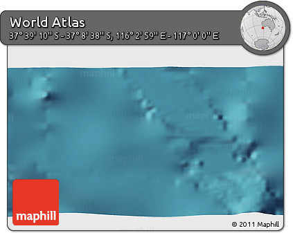 Satellite 3D Map of the Area around 37° 23' 54" S, 116° 31' 30" E
