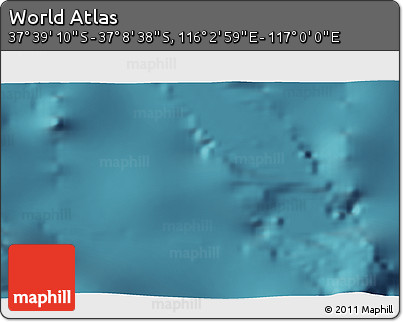 Satellite 3D Map of the Area around 37° 23' 54" S, 116° 31' 30" E