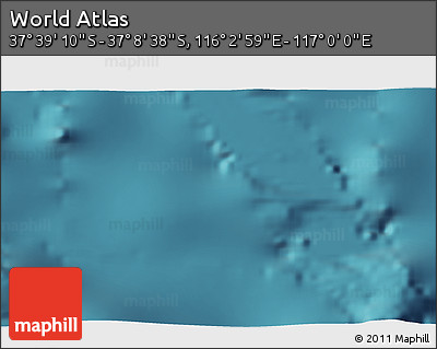 Satellite 3D Map of the Area around 37° 23' 54" S, 116° 31' 30" E