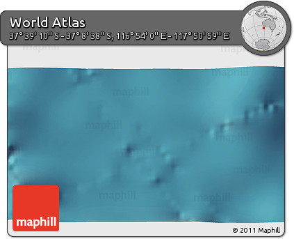 Satellite 3D Map of the Area around 37° 23' 54" S, 117° 22' 30" E