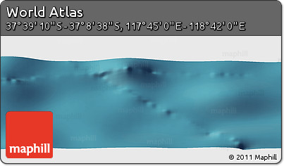 Satellite Panoramic Map of the Area around 37° 23' 54" S, 118° 13' 29" E