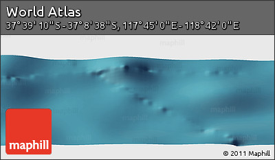 Satellite Panoramic Map of the Area around 37° 23' 54" S, 118° 13' 29" E