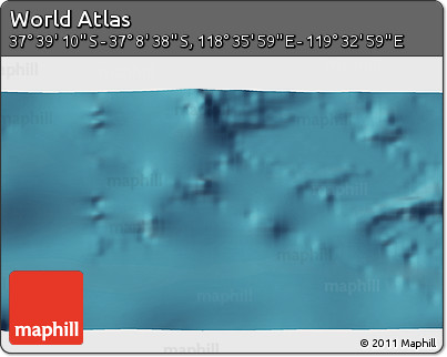 Satellite 3D Map of the Area around 37° 23' 54" S, 119° 4' 29" E