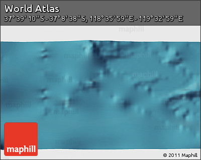 Satellite 3D Map of the Area around 37° 23' 54" S, 119° 4' 29" E