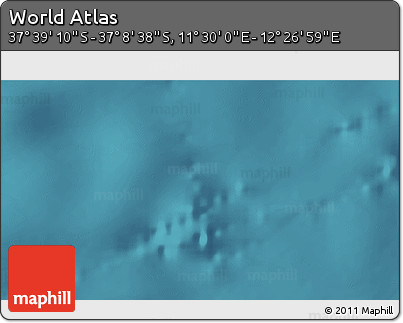 Satellite 3D Map of the Area around 37° 23' 54" S, 11° 58' 29" E