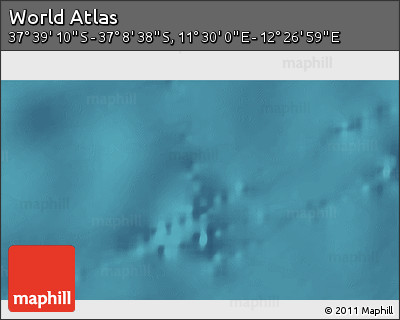 Satellite 3D Map of the Area around 37° 23' 54" S, 11° 58' 29" E