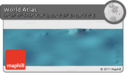 Satellite Panoramic Map of the Area around 37° 23' 54" S, 127° 34' 30" E