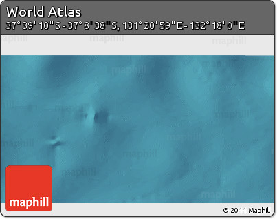 Satellite 3D Map of the Area around 37° 23' 54" S, 131° 49' 29" E