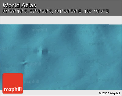 Satellite 3D Map of the Area around 37° 23' 54" S, 131° 49' 29" E