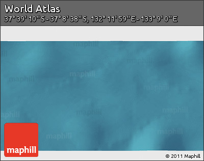 Satellite 3D Map of the Area around 37° 23' 54" S, 132° 40' 30" E