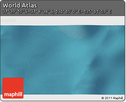 Satellite 3D Map of the Area around 37° 23' 54" S, 135° 13' 29" E