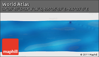 Physical Panoramic Map of the Area around 37° 23' 54" S, 136° 4' 29" E