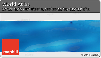 Physical Panoramic Map of the Area around 37° 23' 54" S, 136° 4' 29" E