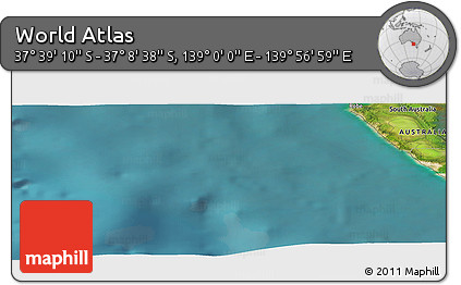 Satellite Panoramic Map of the Area around 37° 23' 54" S, 139° 28' 29" E