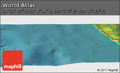 Satellite Panoramic Map of the Area around 37° 23' 54" S, 139° 28' 29" E